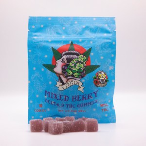 mixed berry 8mg delta 9 thc gummy 10 count