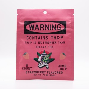 strawberry 5mg thc p 8 count gummy