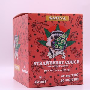 strawberry cough 5mg d9/cbd 8 ct. (box of 10)