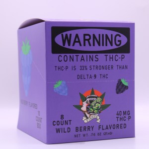 wild berry 5mg thc p 8 count gummy (box of 10)