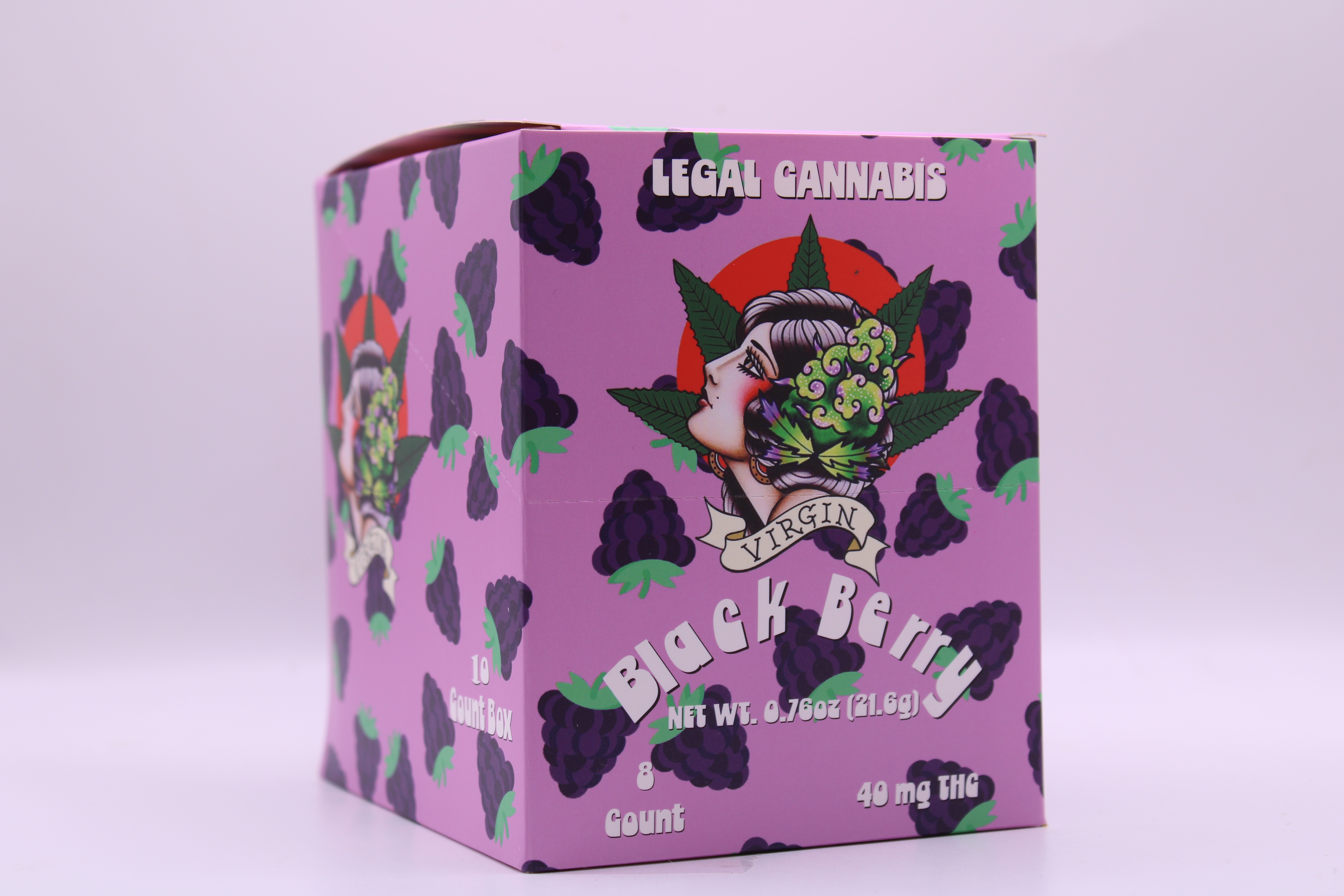 blackberry 5mg d9 8 count (box of 10)